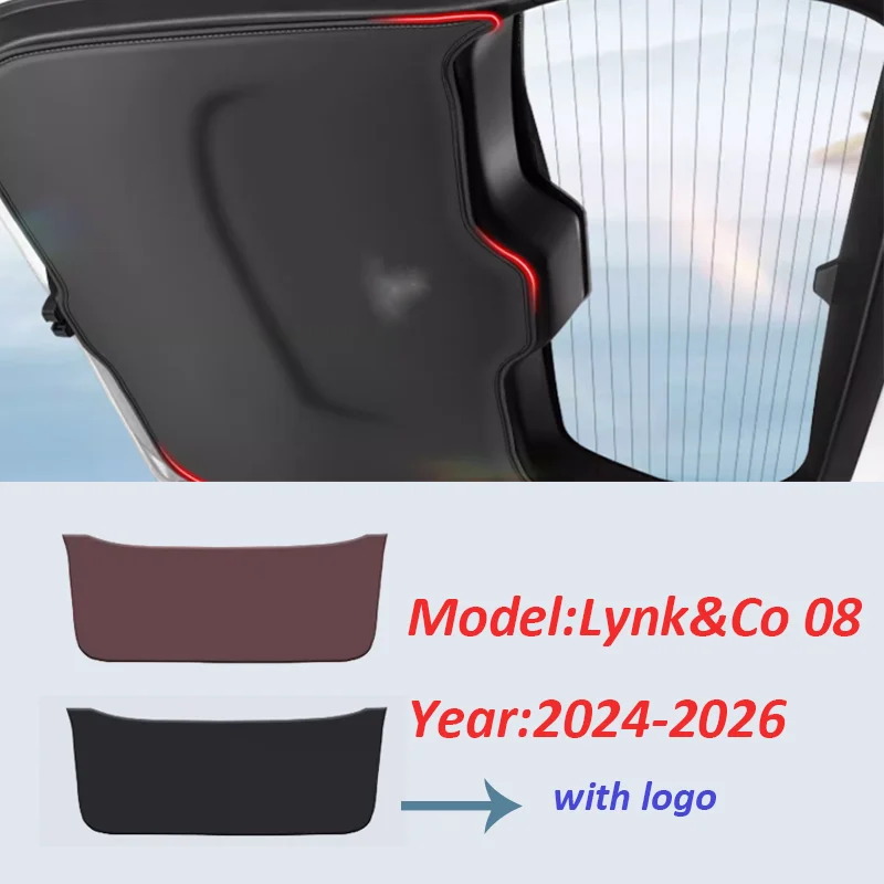 

Car Rear Trunk Tailgate Anti-Kick Protective Mat PU Leather Decoration Pad Anti-Fouling Cushion For Lynk&Co 08 2024 2025 2026