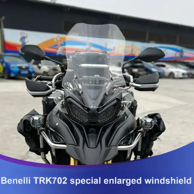 

For Benelli Jinpeng TRK702 special windshield modification heightened and enlarged windshield front windshield front rain shield