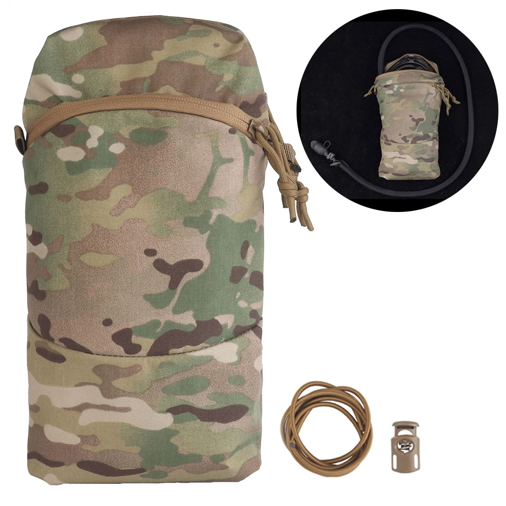 

Tactical Water Bladder Bag Holster 6X12'' FERRO Style General Purpose Pocket for Outdoor Camp Hunting Vest Plate Carrier Gear