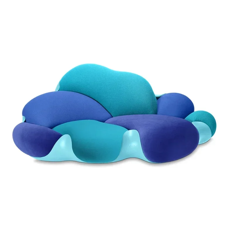 

Italian minimalist designer creative hotel villa model room living room small apartment sofa special-shaped cloud sofa