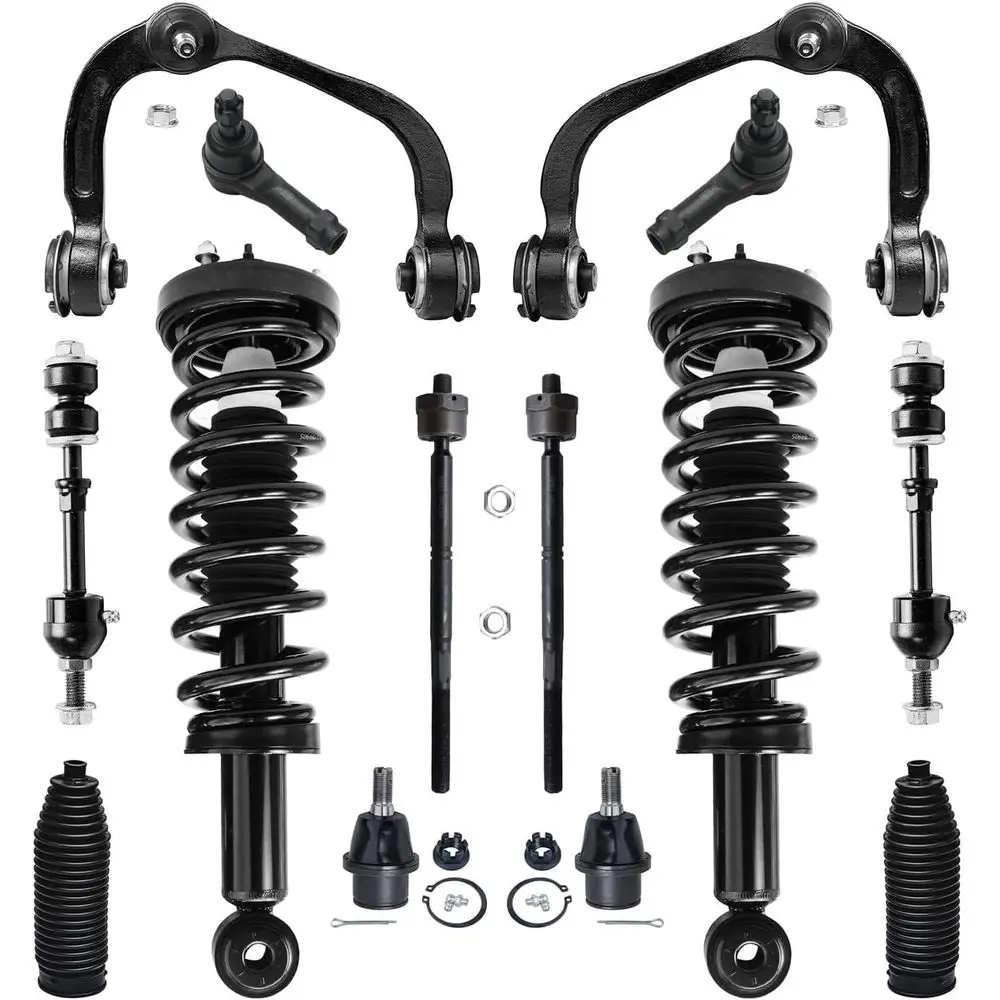 

- Front End 14pc Suspension Kit for 2005-2008 Ford F-150 Lincoln Mark LT, 2 Upper Control Arms, 2 Struts w/Coil Springs, 2 Lower