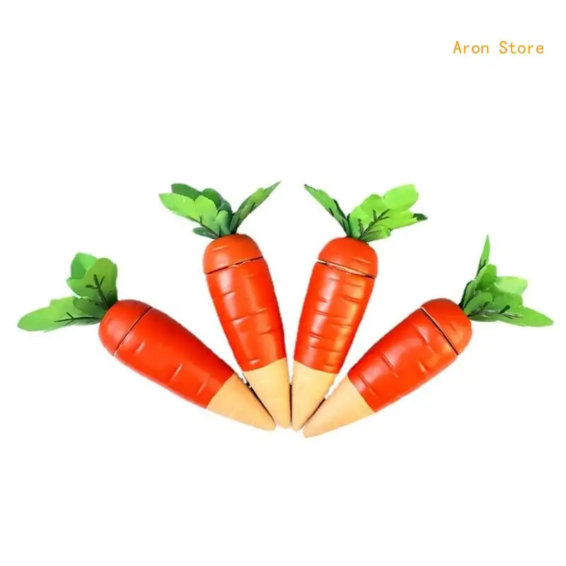 4pcs Easter Carrot Self Watering Stakes Terracotta Water Seepage Devices Drip H3CF