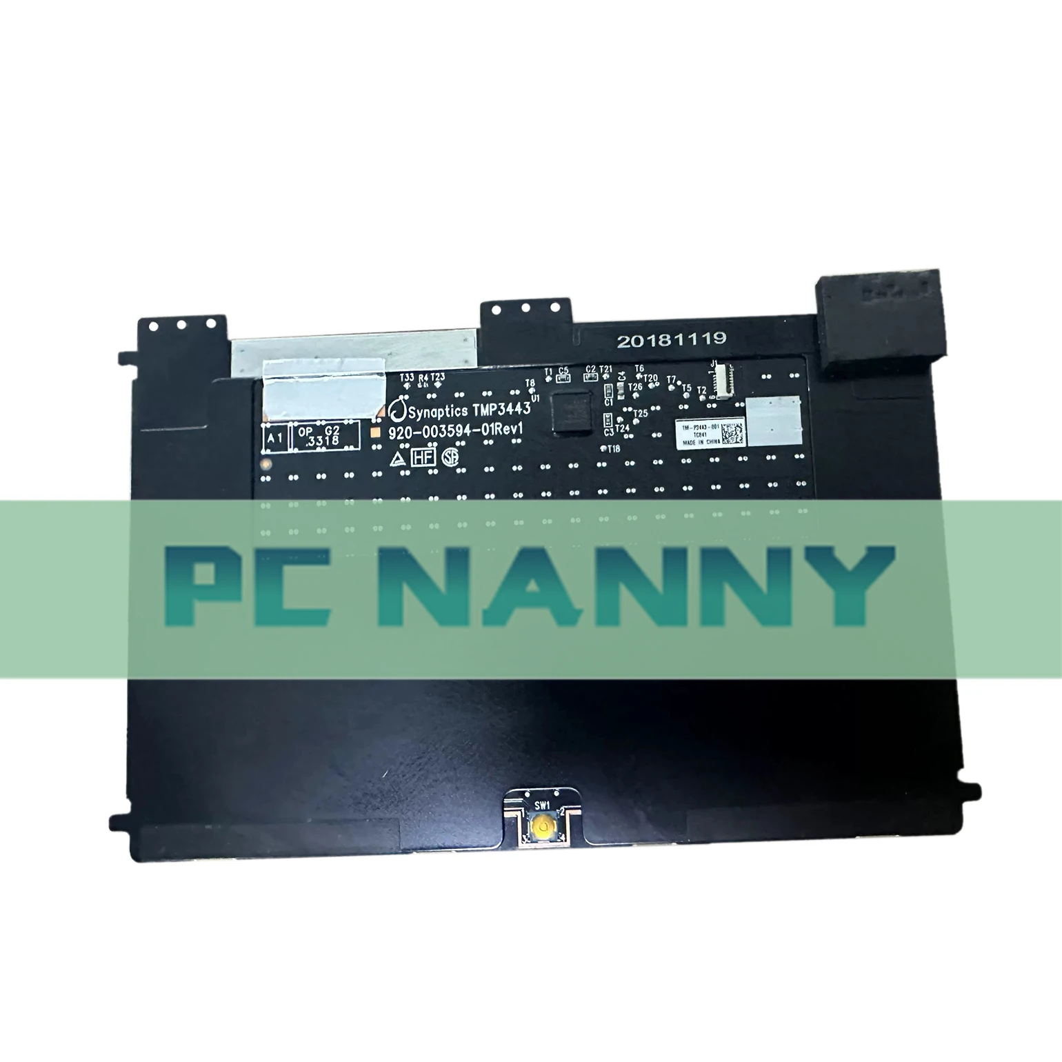 PCNANNY for Razer Blade Pro 17 RZ09-0287 Touchpad Trackpad speaker 920-003594-01R TMP3443