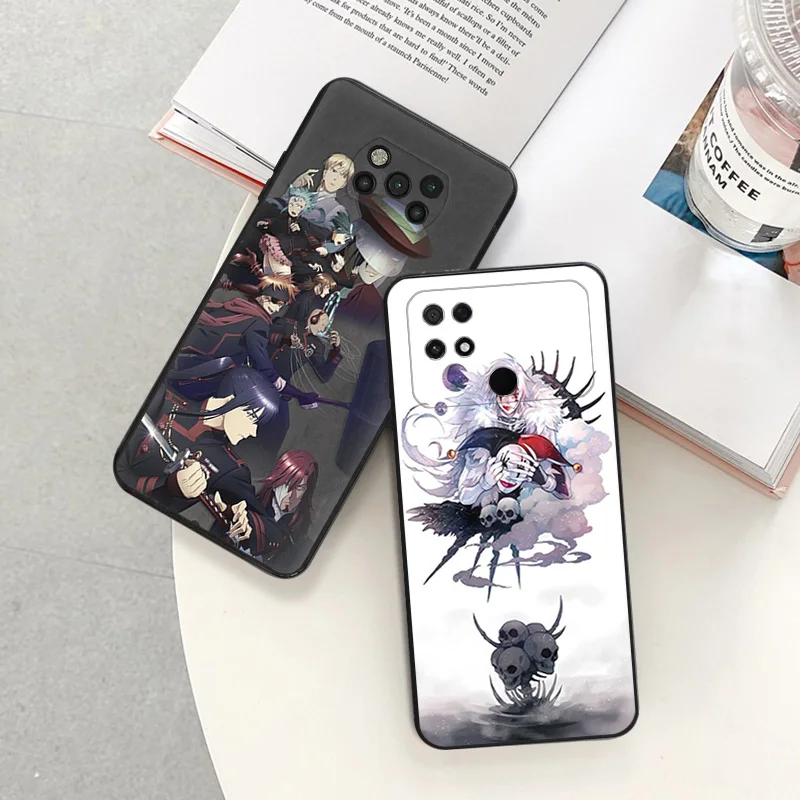 Silicone Black Phone Case for Xiaomi Mi Poco C61 F5 F4 GT F3 F1 X4 X3 X5 M3 M4 Pro M5 M5S C51 C50 C40 D. GRAY MAN Anime Cover