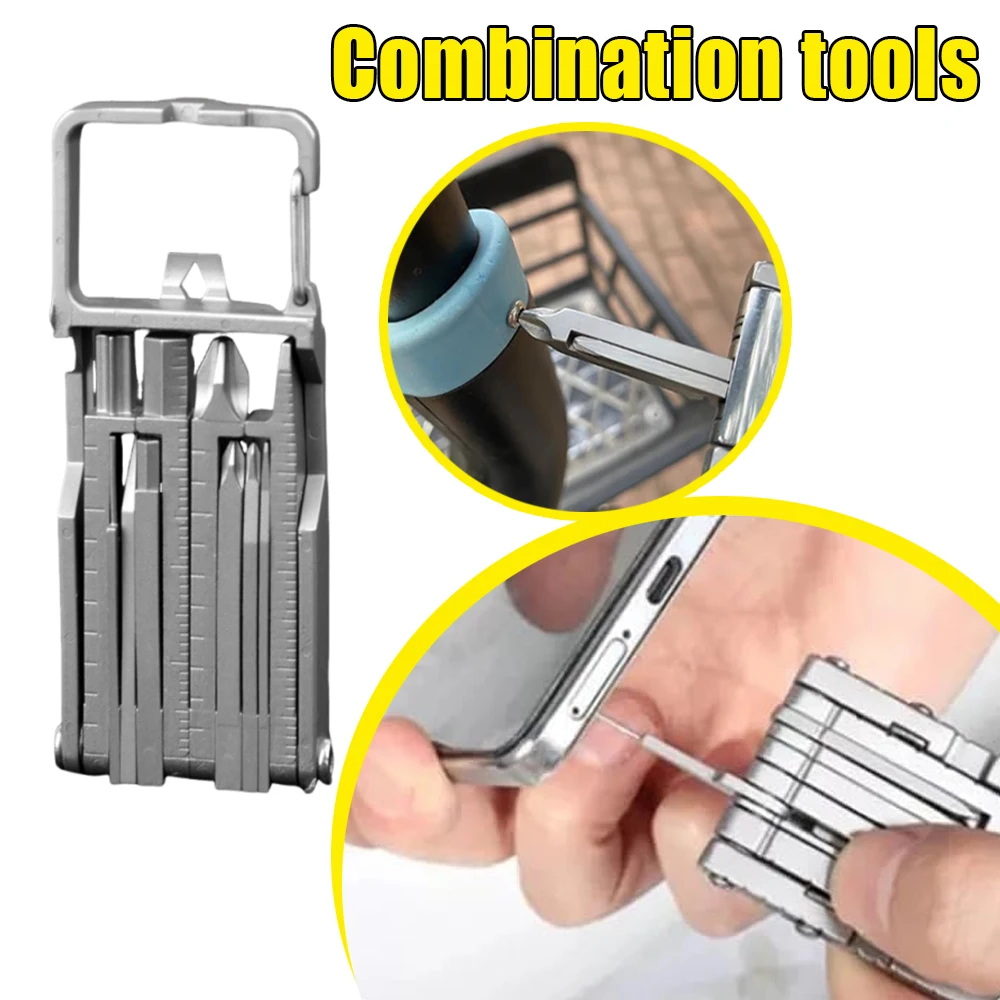 

Stainless Steel Combination Tool Easy To Use Projects Suitable For Outdoor Activities Photographers And Everyday Repair Needs