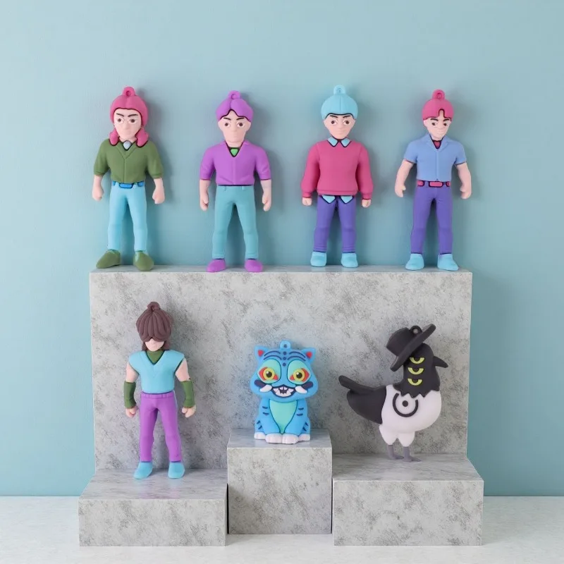 Nuovo Kpop Demon Hunters Portachiavi Giocattoli per bambini Ciondolo Cartoon Anime Simpatico tigre Zaino Decorazione Accessori Regalo di Natale