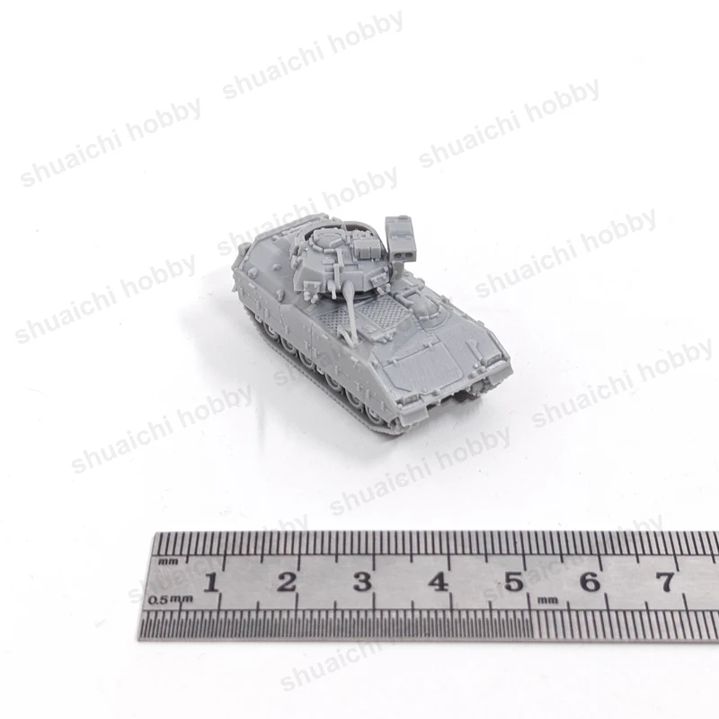 5PCS M3A1 Tracked Armored Fighting Vehicle Model 1/144 Scale Medium Infantry Battle Vehicles DIY Assembly Parts for Collection