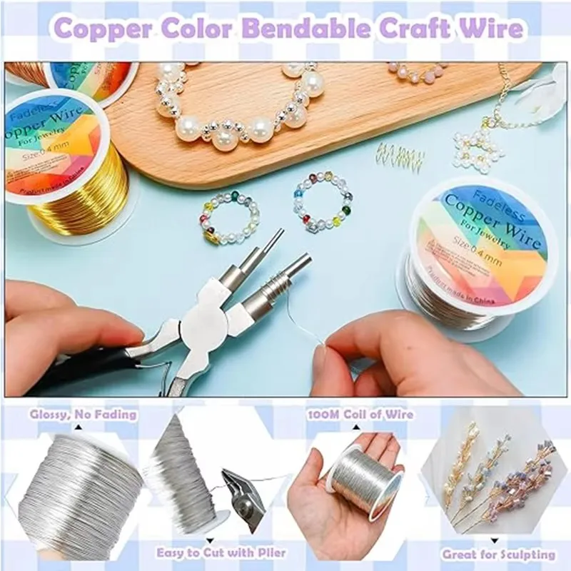 لف المجوهرات أغطية الرأس النمذجة الأسلاك النحاسية، مطرز يدويا دبوس الشعر دبوس الشعر لف زهرة الحياكة مجموعة مجوهرات الخط