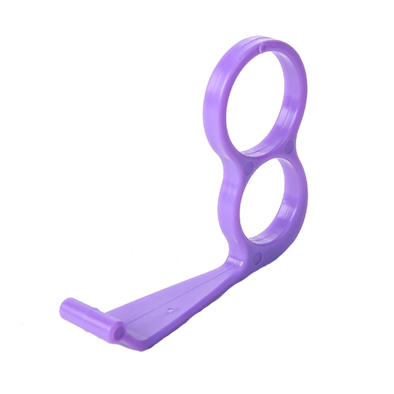 Cellphone Anti-fall Holder L-shaped Plastic Stand Portable Finger Ring Holder