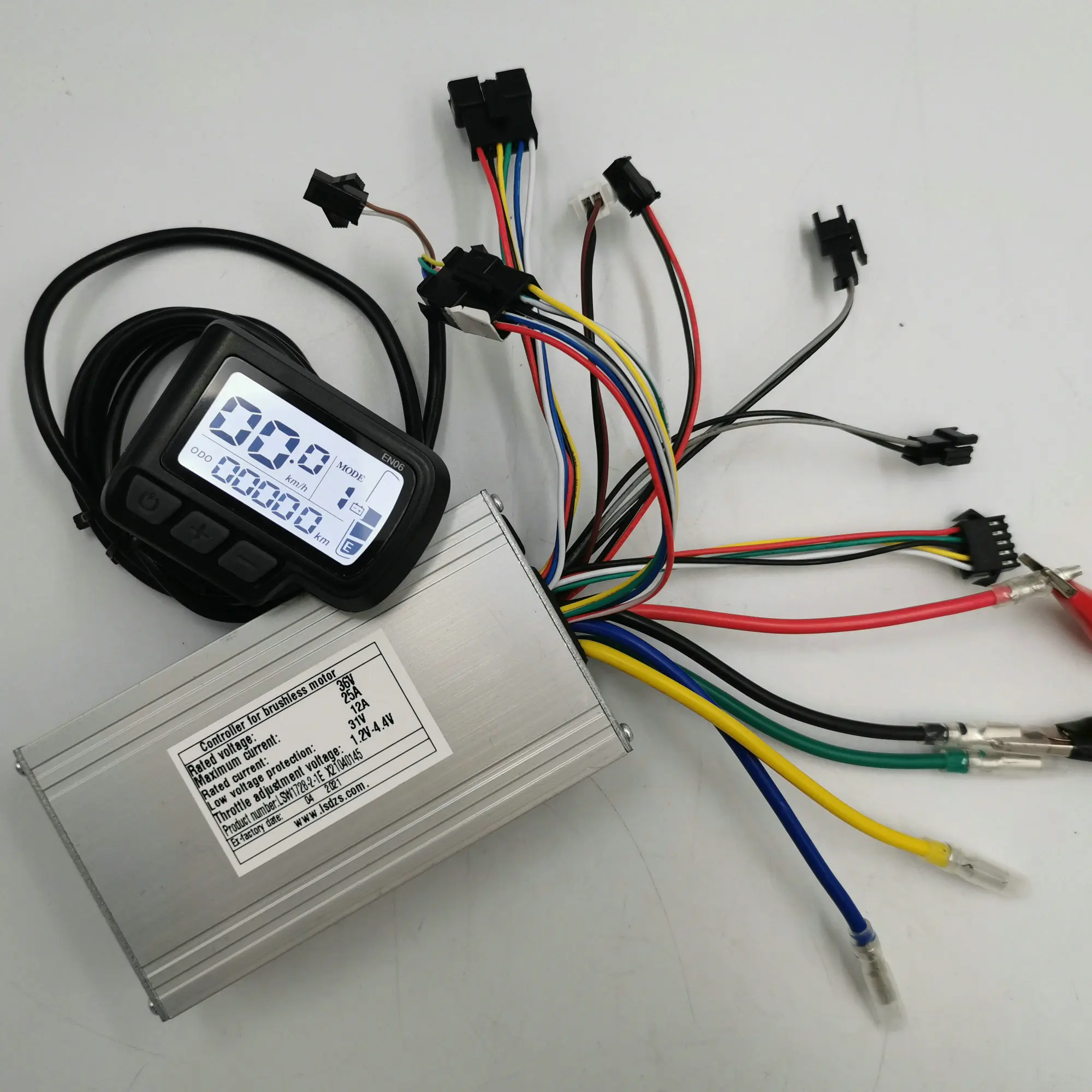 وحدة تحكم بدون فرش SINEWAVE 12Mosfet MAX الحالية 25A تصنيف 12A للمحرك 500 واط ومستشعر عزم الدوران T9 T13 T15 T17 EBIKE DIY أجزاء