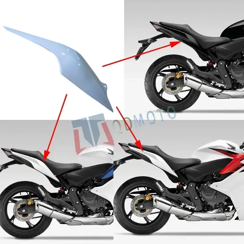 For Honda CBR600F 2011 2012 2013 Motorcycle Accessories Unpainted Rear Tail Left and Right Side Cover ABS Injection Fairing