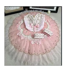 Pink ballet fairy doll TUTU Tutu dress gauze dress custom professional dance TUtu children's costume adult competition