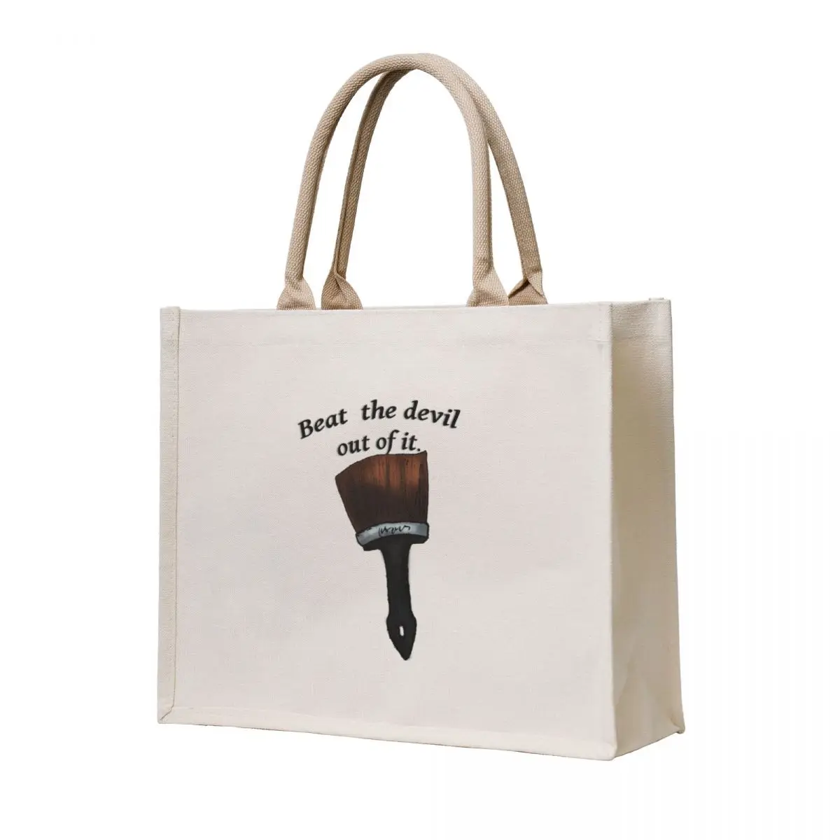 

Beat The Devil Out Of it Tote Bag custom canvas bag personalized tote bags woman 2025 Canvas shoulder bag