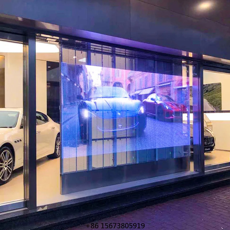 

Прозрачные тонкие стеклянные LED-панели для рекламы с полноцветным HD-дисплеем для помещений и улицы, емкостные, прозрачные, стеклянные, LED-дисплей