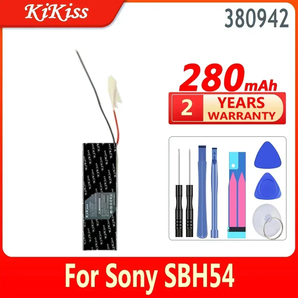 280mAh KiKiss Battery 380942 (2 line) For Sony SBH54 Digital High Capacity Replacement Li-ion Bateria