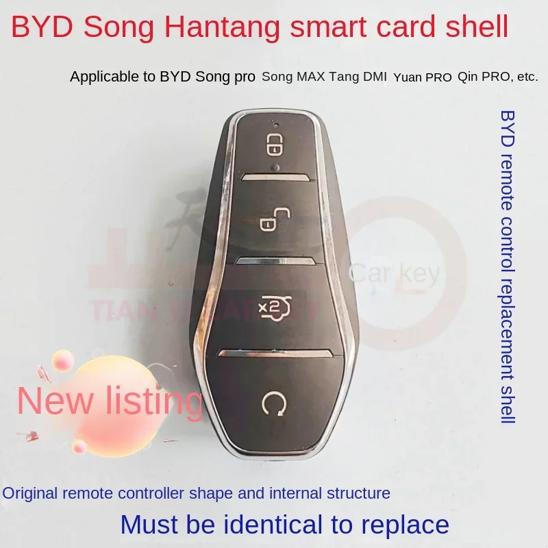 BYD Tang Han Song Yuan Qin Smart Remote Control Key Replacement Shell: High-quality Material