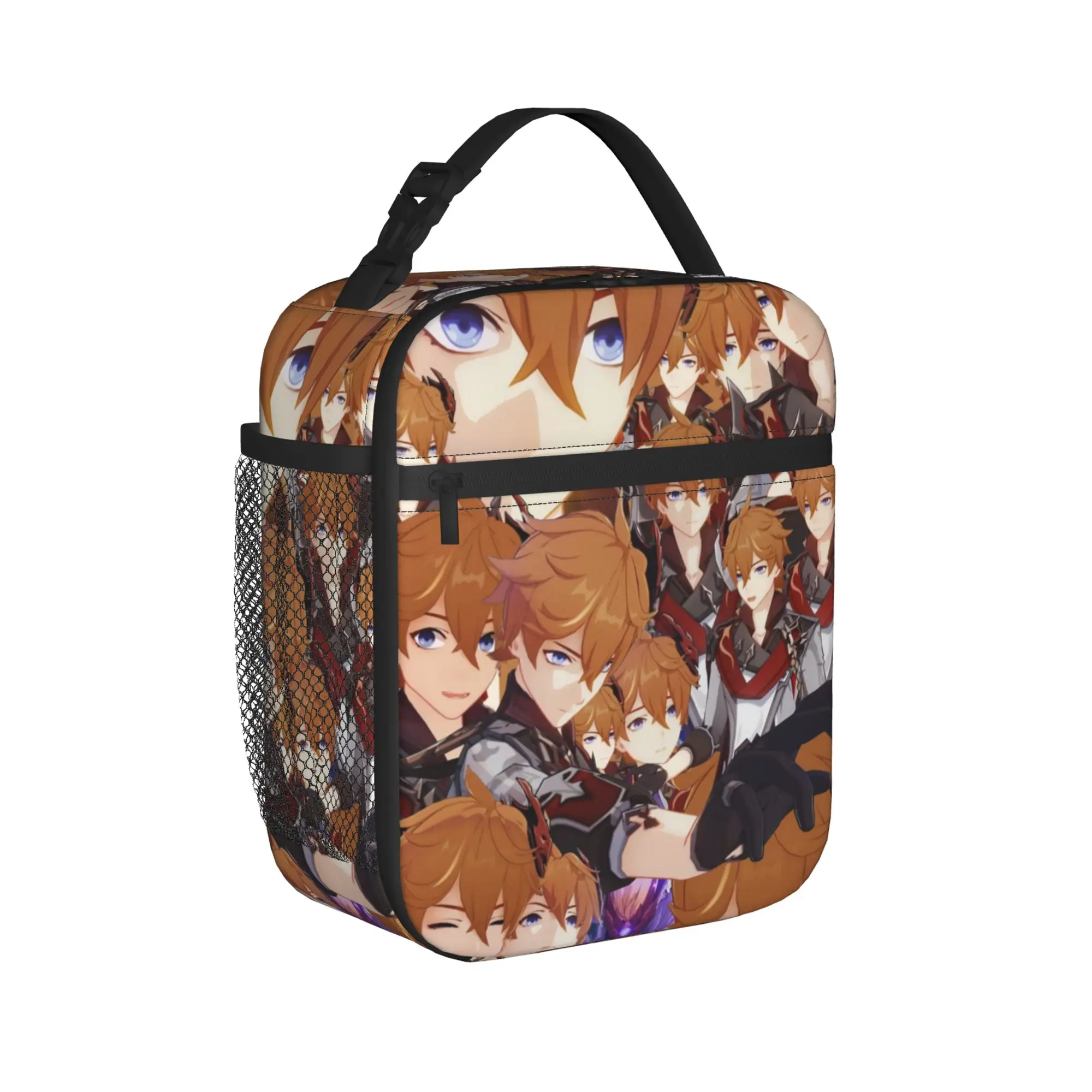 Tartaglia Childe Genshin Impact Thermal Insulated Lunch Bags for Picnic  Portable Food Bag Men Women Cooler Thermal Lunch Boxes