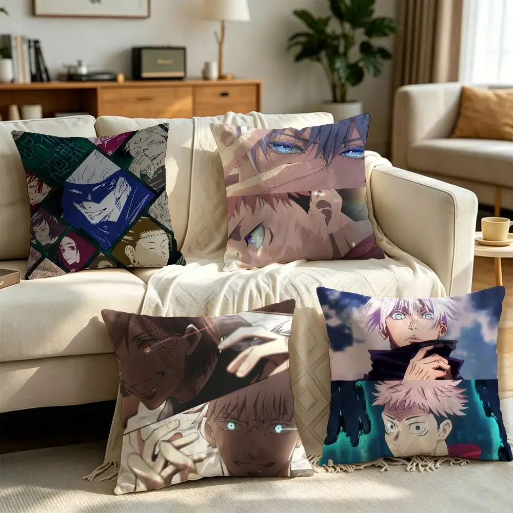 

Jujutsu Kaisen eye expressions Pillow cover Simple solid color design Surprise For Multiple Bedroom Styles.