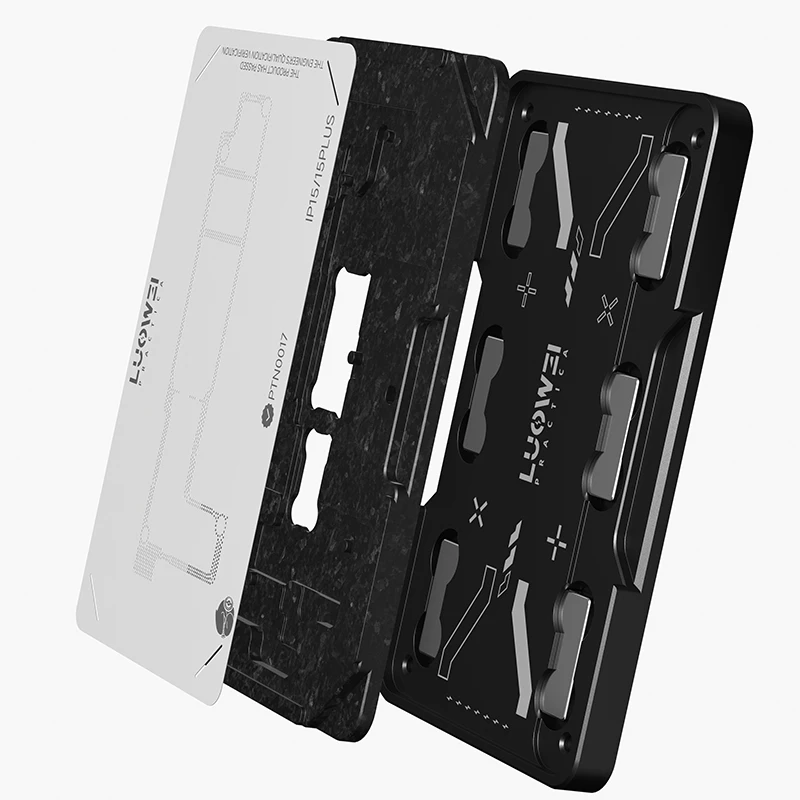 LUOWEI LW-PT01 Middle Frame BGA Reballing Stencil Platform For iPhone X-15 Pro MAX Motherboard Layered Rework Soldering Kits