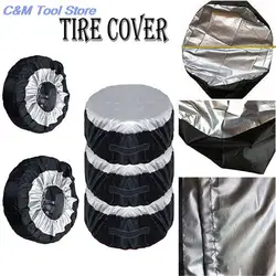 1PCS 65x37cm ire Cover Case Car Spare Tire Cover Storage Bags Carry Tote Polyester Tire For Cars Wheel Protection Covers