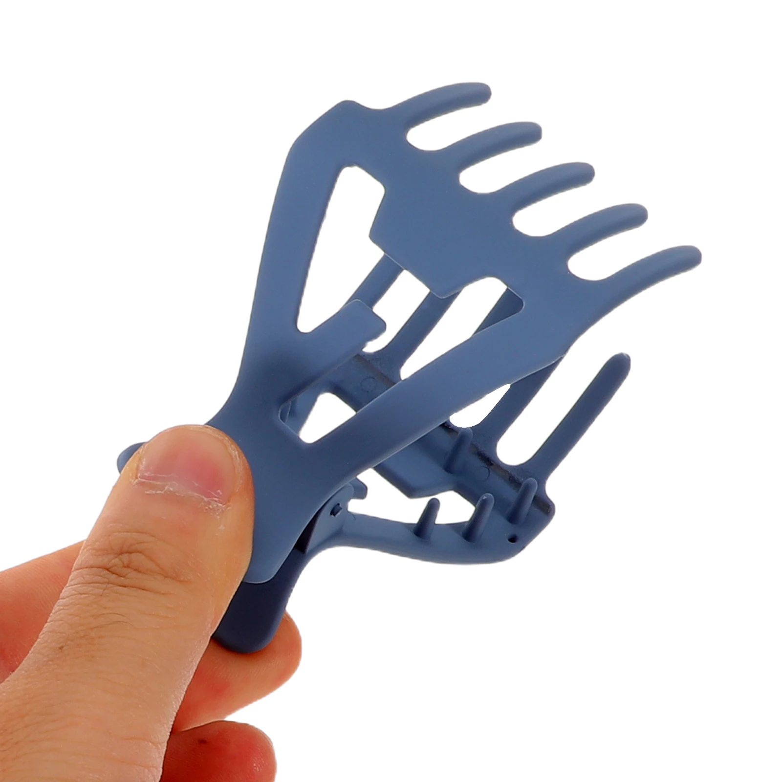 

6pcs Triangle Claw Clips Strong Hold Volumizing Root Lifter No Crease Styling Clips For Curly Hair High Ponytail Lightweight