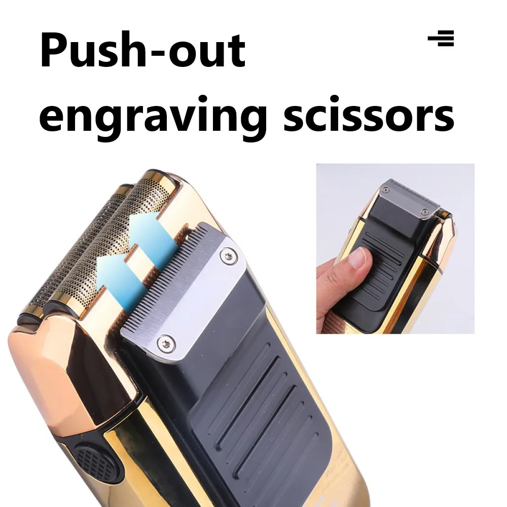 Oryginalny KM-2028 fryzjer profesjonalna golarka do włosów dla mężczyzn golarka elektryczna do golenia golarka elektryczna do golenia