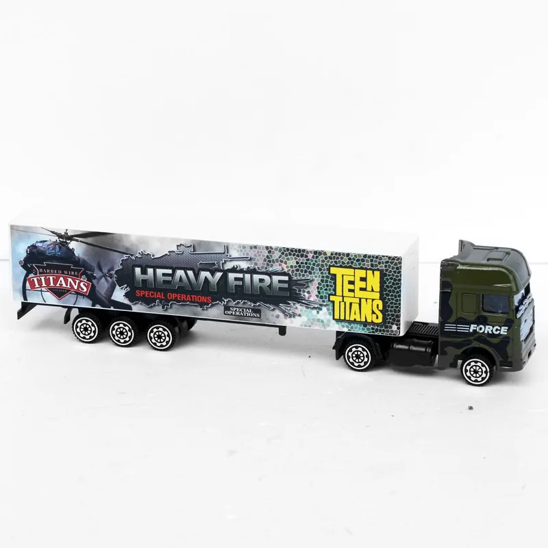 2Pcs Miniature ABS Truck Container Model Kit HO scale 1/87 Train Car Diorama Accessories for Diy Toys Scene Layout Model Making