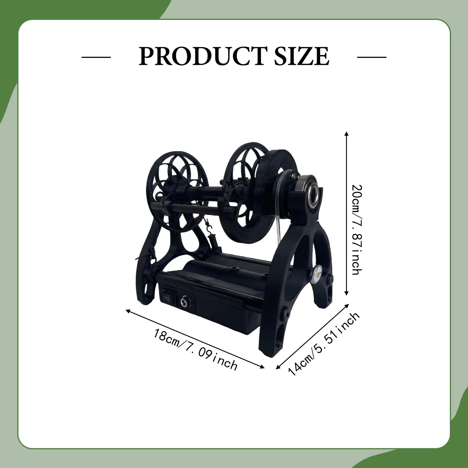 Professional Mini Electric Spinning Wheel Durable Fiber Twister Easy to Operate for Home Crafting
