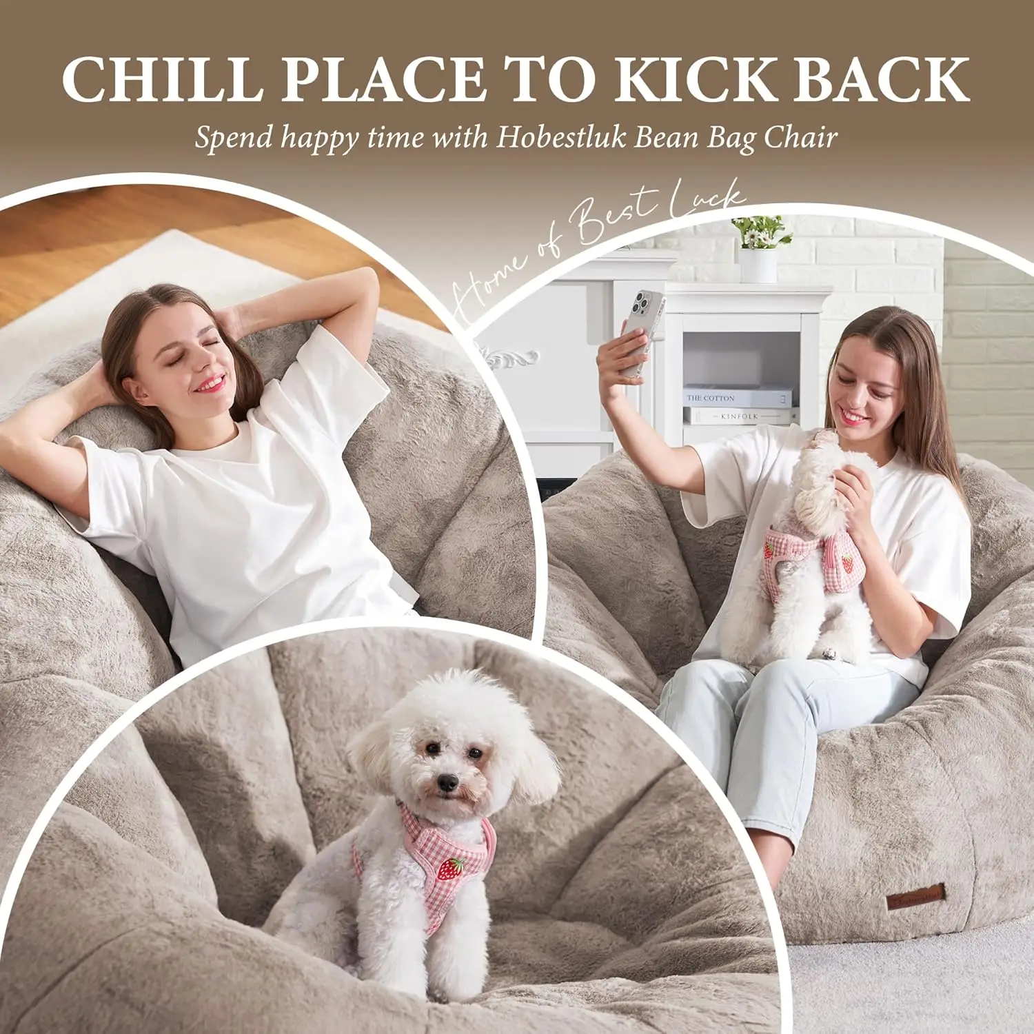 Kursi Bean Bag Sofa Bean Bag Besar untuk Dewasa Kursi Sofa Boneka