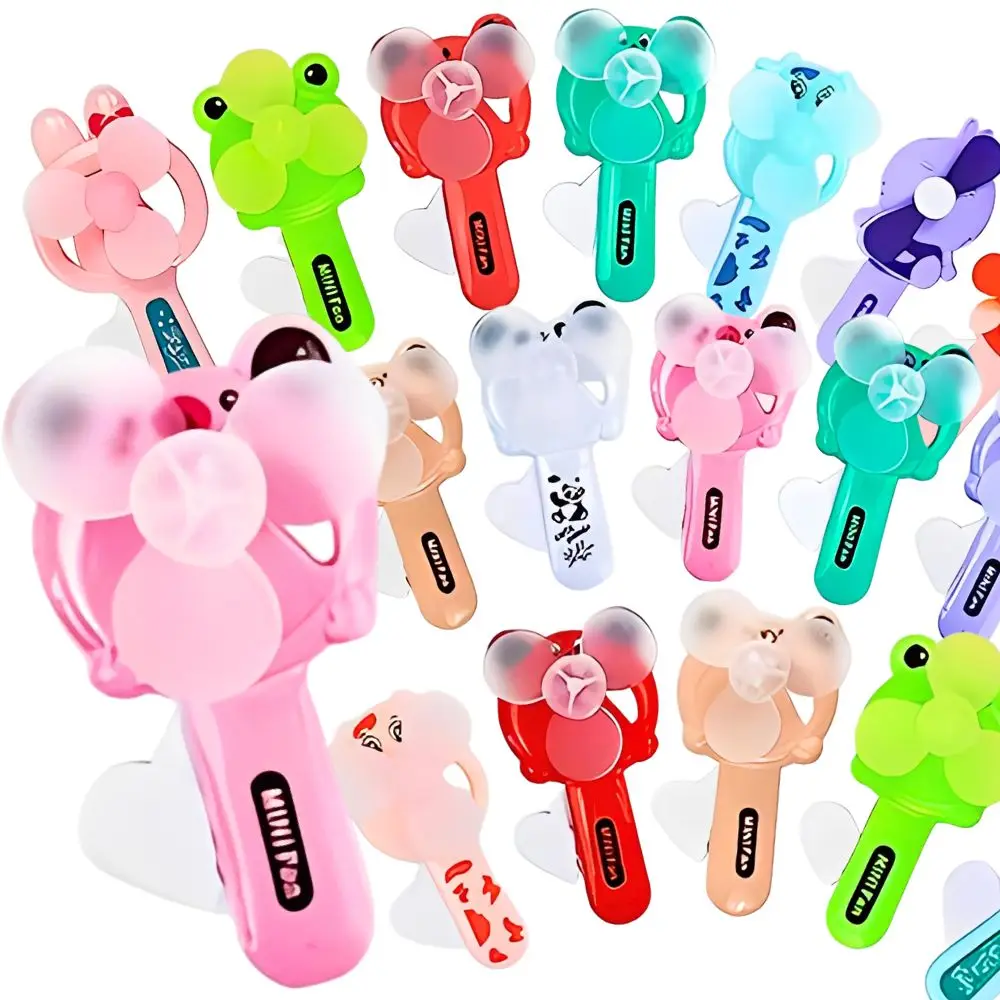 2/4pcs Random Style Hand Press Mini Fan, Summer Cooling Supplies for Outdoor, School, Travel & Party Favors YMY