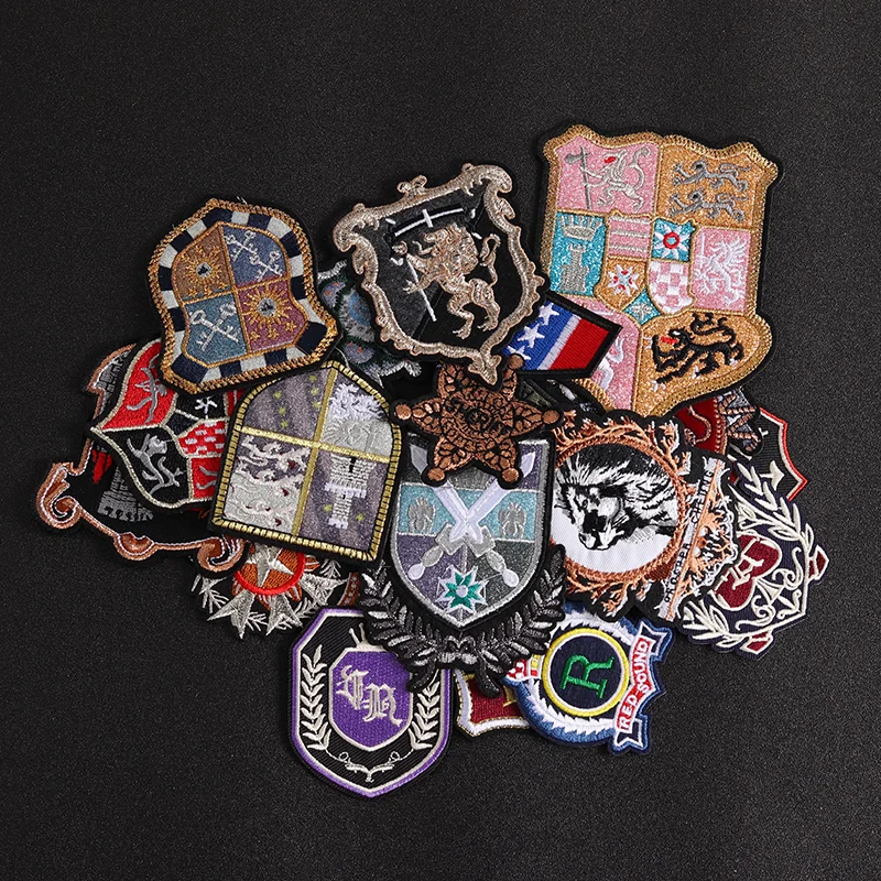 Commemorative medal icon Embroidered Clothing Patches DIY Clothes Patchwork patches Coat trousers bags decoration Stickers