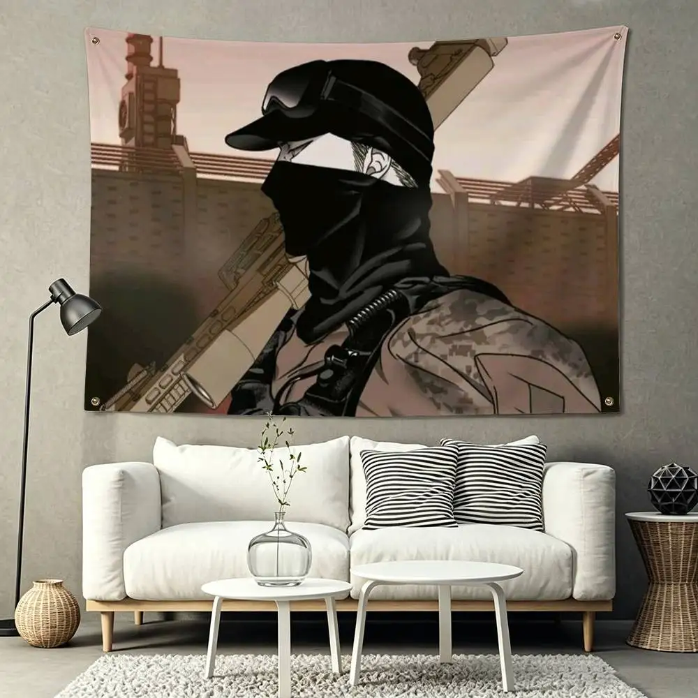 BL Shutline Jake Shin Flags for Bedrooms Home Decor Items Outdoor Decors Garage Decoration Flaga 5