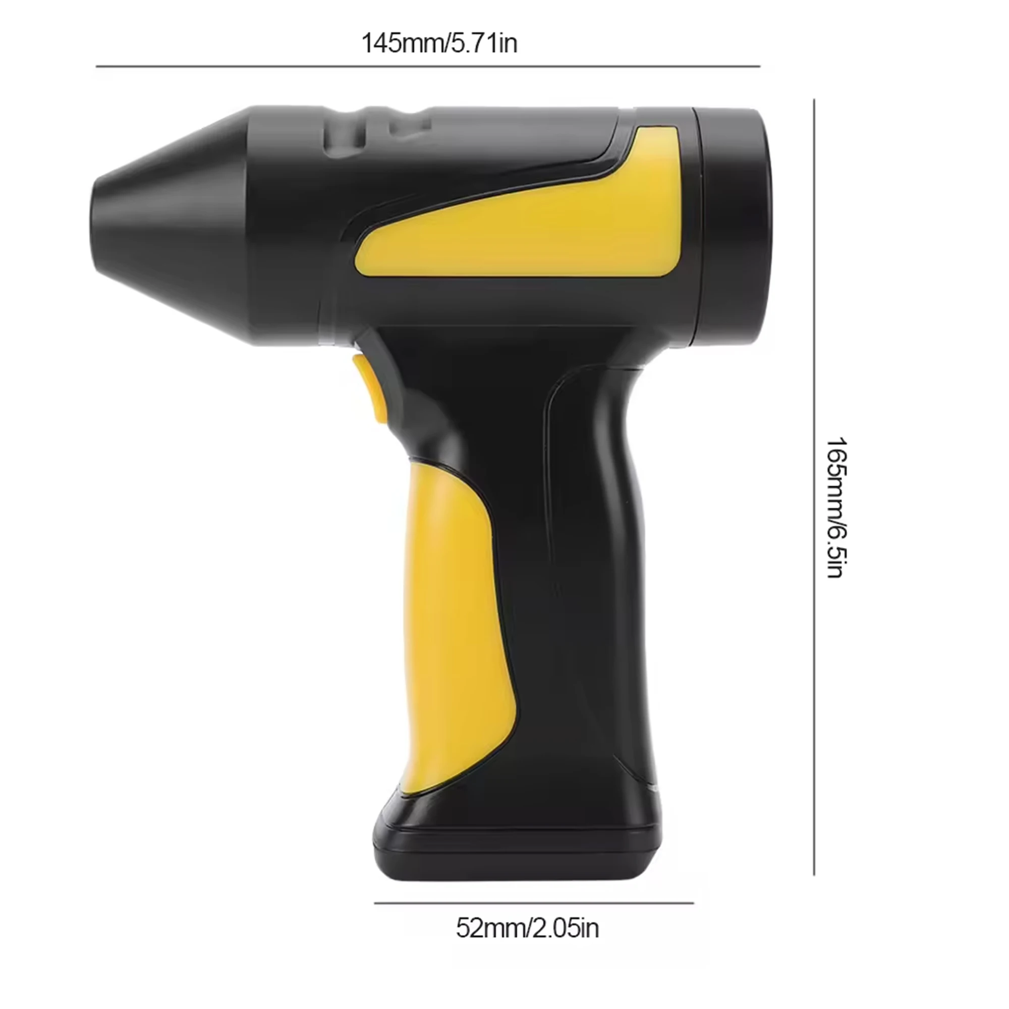 

Mini turbojet fan 120000rpm electric air dust collector 3-speed turbo booster blower charging and light cleaning dust blowing