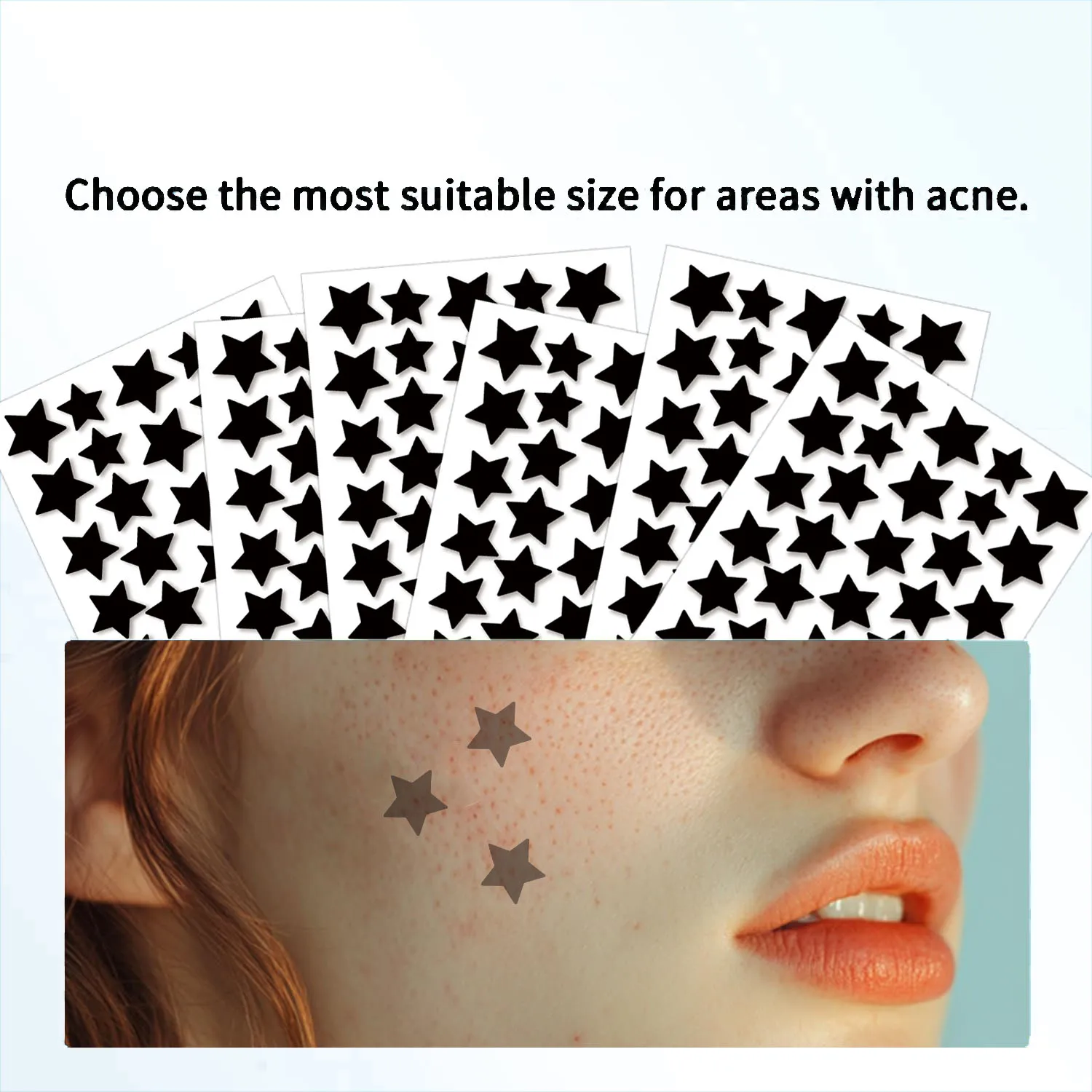 رقعة حب الشباب الغروانية المائية غير المرئية المقاومة للماء لتنظيف الوجه، ملحقات أداة جوهر مناسبة لجميع أنواع البشرة #4