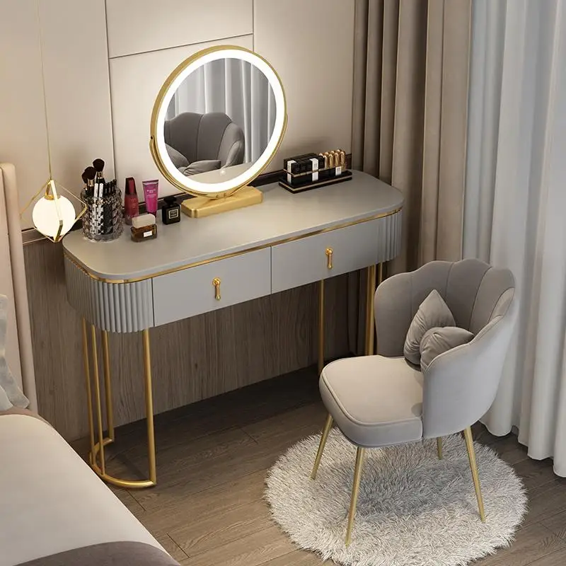 Bedroom Luxury Furniture Bedside Table Dresser Dressing Rooms Modern Makeup Vanity Set Maquillaje Woman Items Organizer image 3