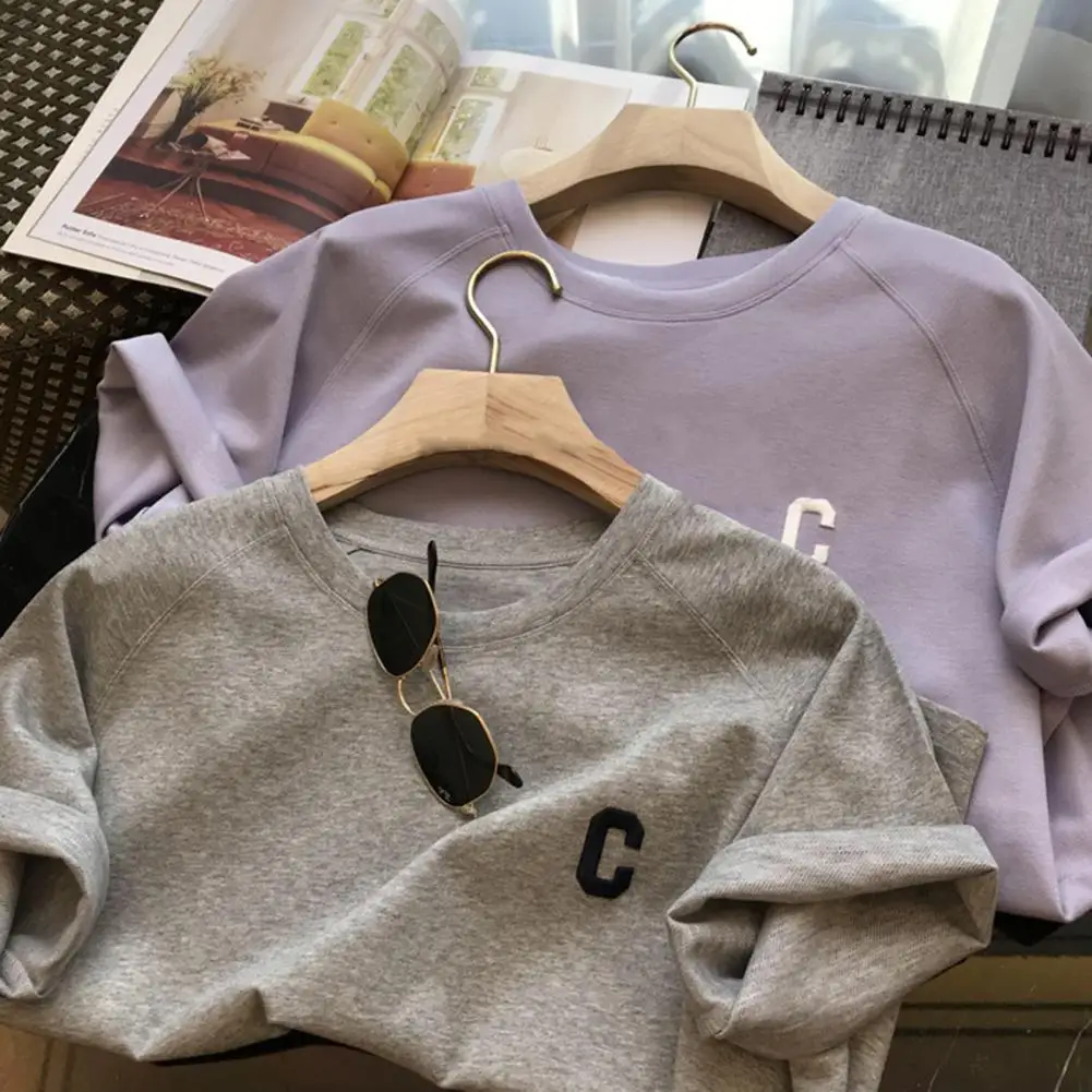 

2 Pcs/Set Women Tracksuit C Letter Print Short Sleeve T-shirt Drawstring Shorts Sport Suit Lady T-shirt Shorts Two-piece Suit