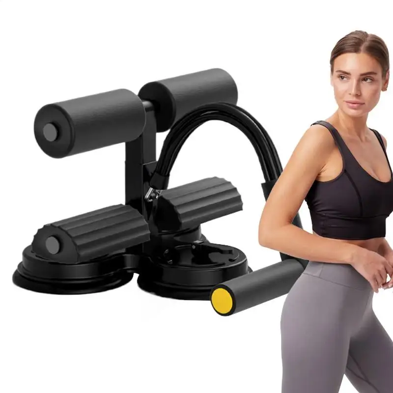 

Sit Up Bar Floor Sit Up Trainer Ab Workout With Resistance Bands Adjustable Fitness Equipment For Whole Body Core Strength