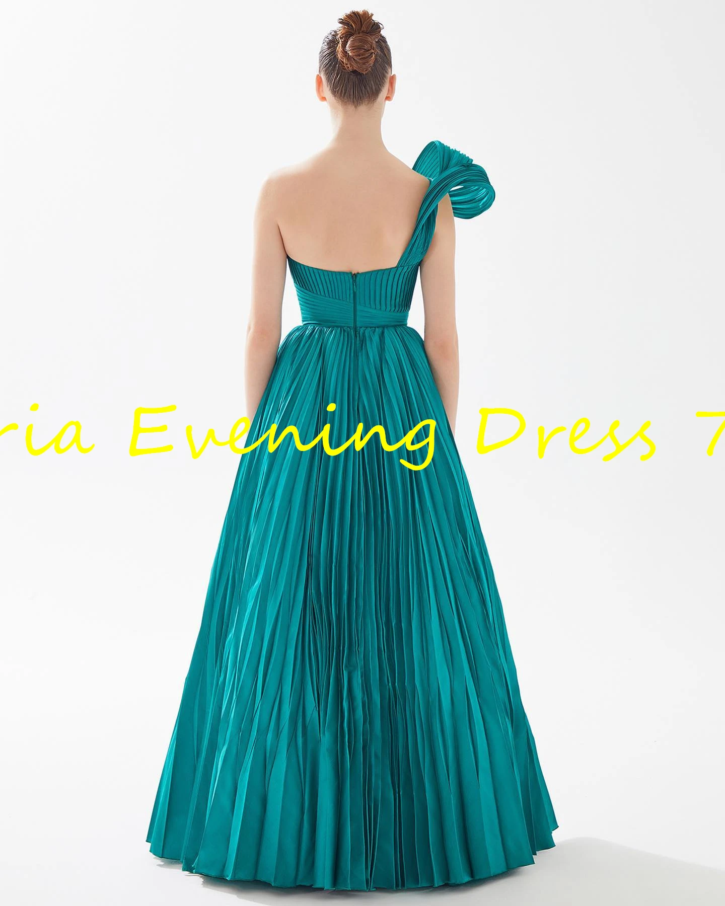 Customized Classic A-Line Floor Length Strapless Jersey Sleeveless Evening Dress Elegant Photo Color vestidos para mujer