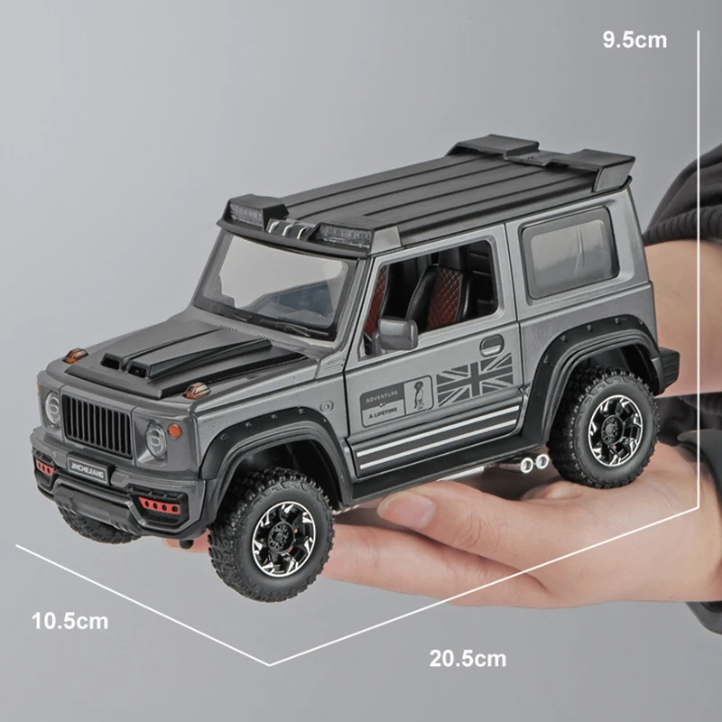 1:18 SUZUKI Jimny Off-Road SUV Alloy Model Car Toy Diecasts Casting Sound and Light Car Toys For Children Vehicle