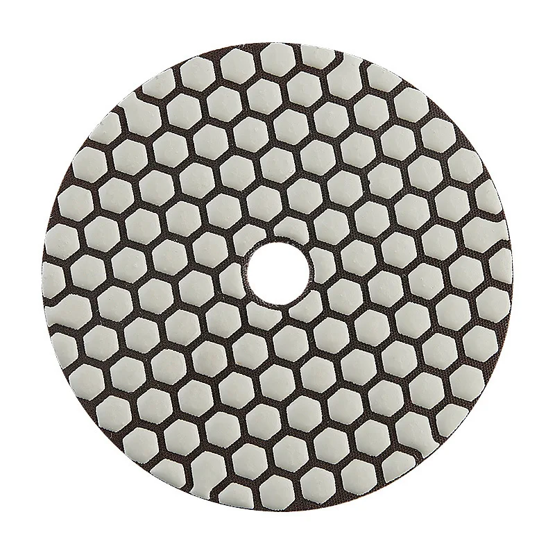 7pcs/set 5 Inch 125mm Dry Polishing Pads Set Sharp Flexible Diamond Polishing Pad Discs Granite Marble Quartz Stone Polish Tools