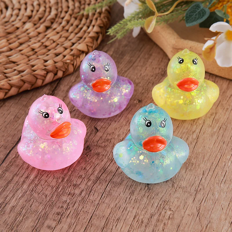 1PC maltose duckling pinch music decompression toy cute creative toy
