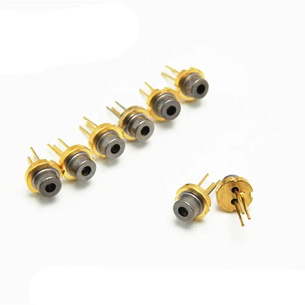 1/2/5/10 قطعة 5 ميجا واط لتقوم بها بنفسك مختبر عالية الطاقة TO-18 ليزر ديود الأحمر ليزر رئيس حرق الأشعة تحت الحمراء ديود وحدة مستويات الليزر