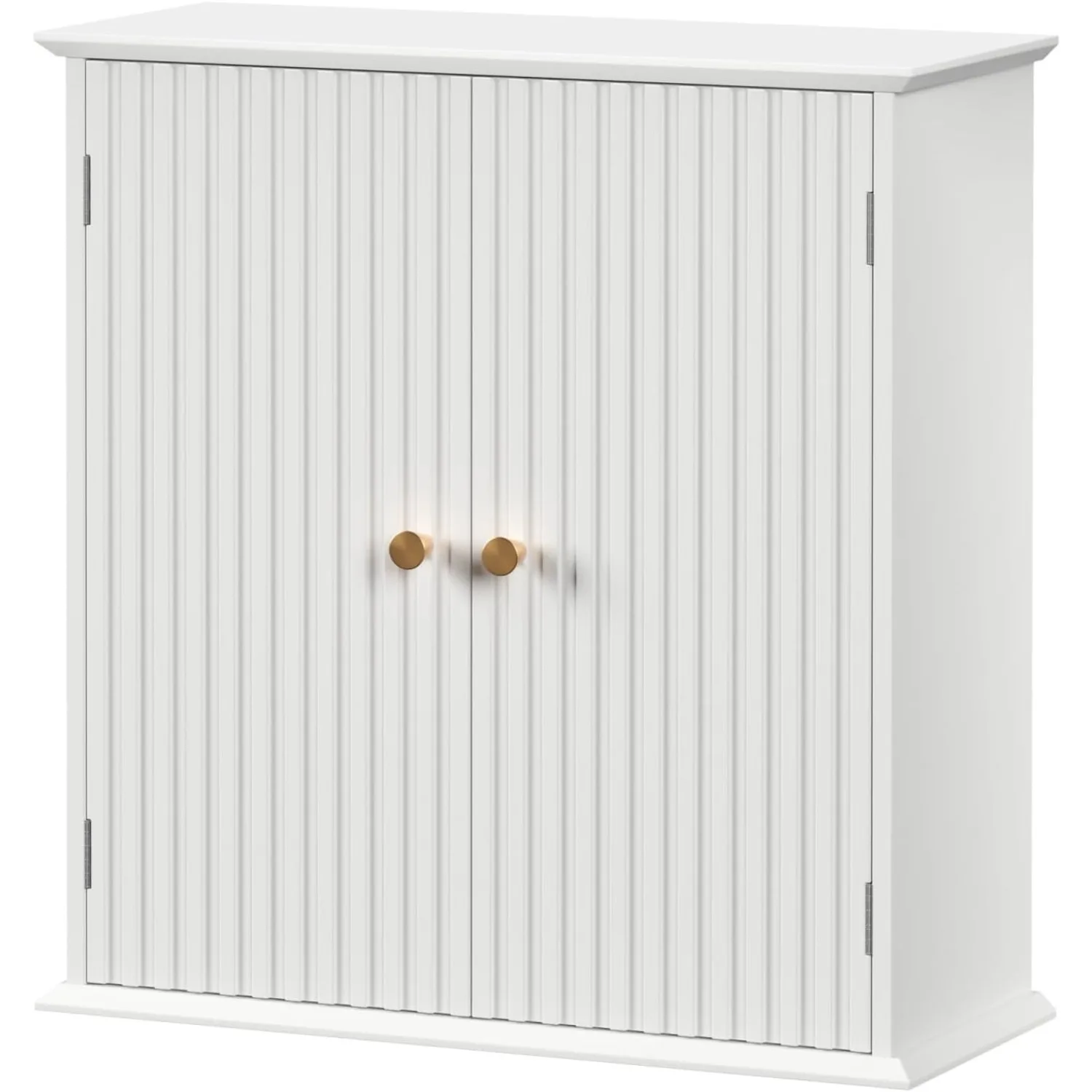 Bathroom Wall Mounted Medicine Cabinet (White) | 2 Doors & Adjustable Shelf, Customized