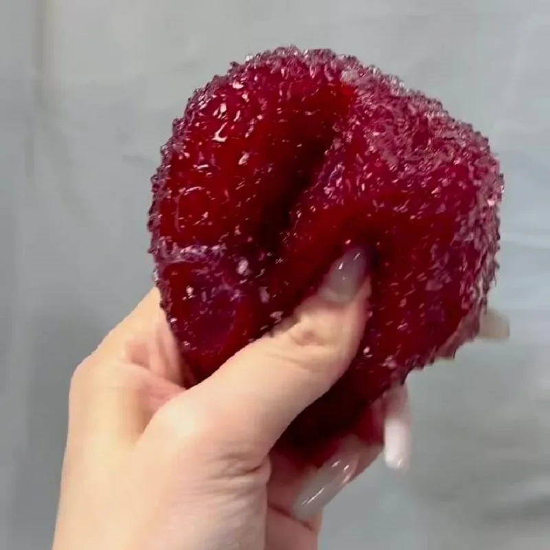 Waxberry ASMR Slime Ball-Juguete sensorial con sonido de nieve acogedor, no tóxico, blando, calmante, para aliviar el estrés, regalo para adultos/niños