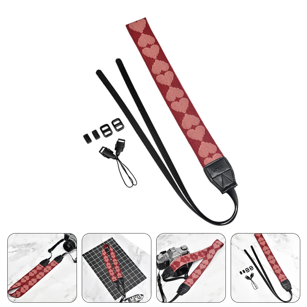 

Camera Strap SLR for Travel Video Shoulder Adjustable Neck Straps Cotton Yarn Sling Belt