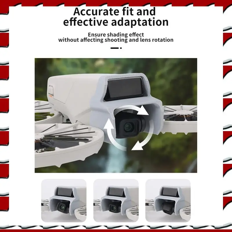 T35C Lens Cover For DJI Flip Prevent Glare Light Quick Release Sunshade Gimbal Protective Lens Hood Drone Accessories