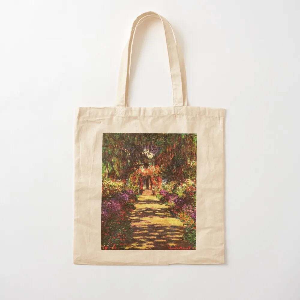 

Giverny Avenue, Claude Monet Tote Bag Women's handbag large size bags Shopper handbag Shopper bag Canvas Tote Bag