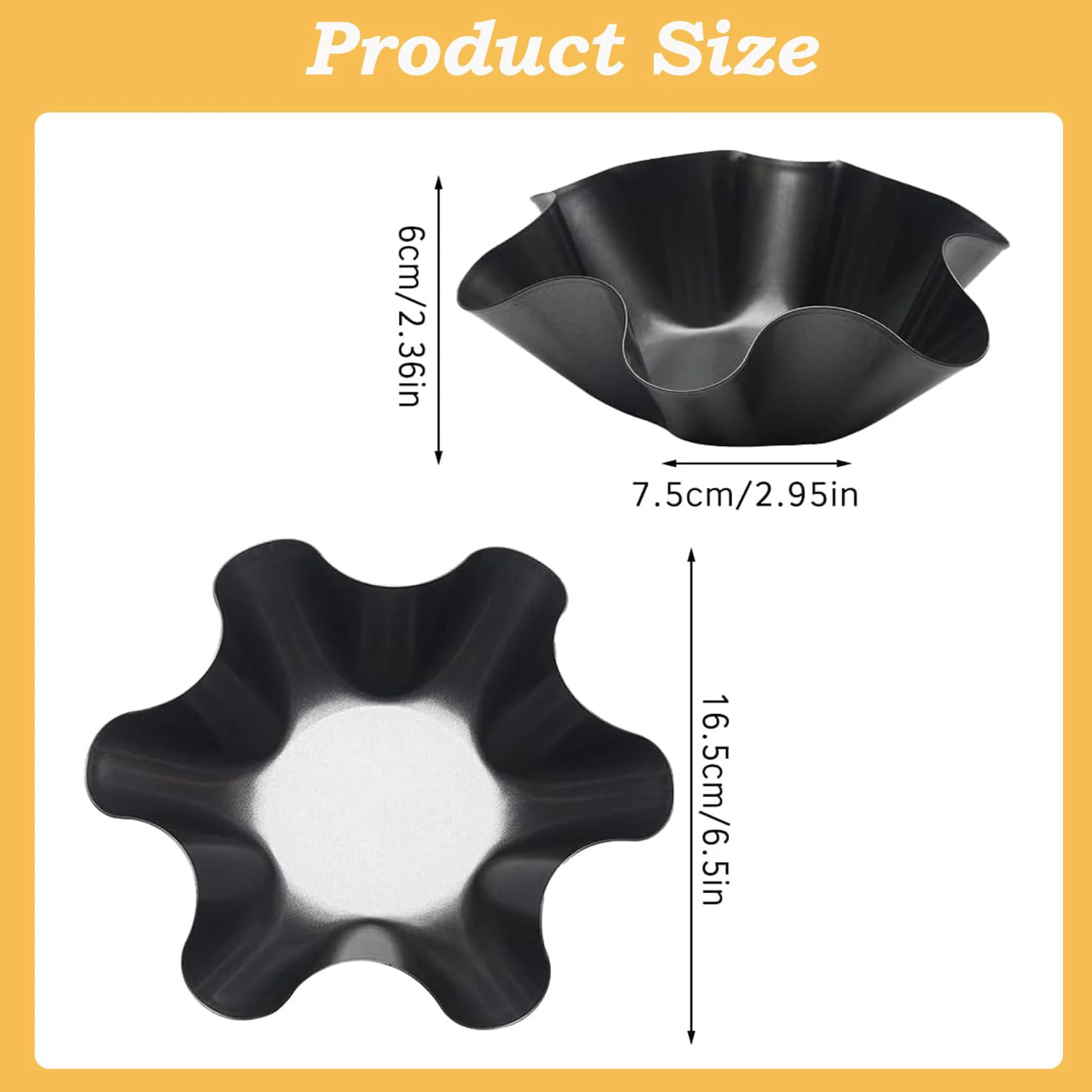 Tortilla Pan Set,4pcs Nonstick Tortilla Bowl Maker Carbon Steel Taco Salad Shell Molds for Kitchen,Microwave & Dishwasher