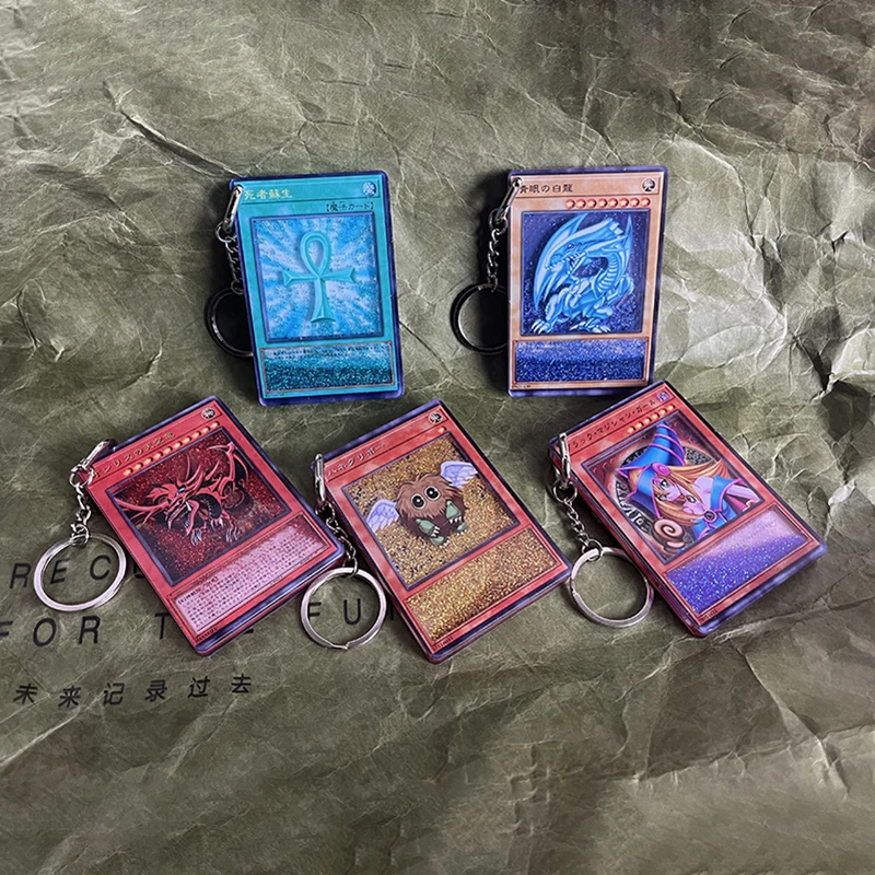 

Yu-Gi-Oh! Quicksilver Card Keychain Card Pendant Quicksilver The Dead Susei Quicksilver Keychain