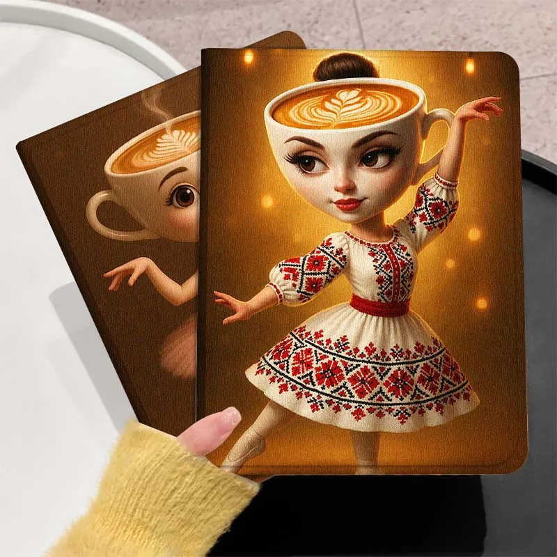 

Balerina Capucina Cartoon Gift For Huawei MediaPad T5 T10s M6 M5Lite SE Honor Tab 5 6 7 V7 V8 X8a X9a Pro Soft Tablet Case